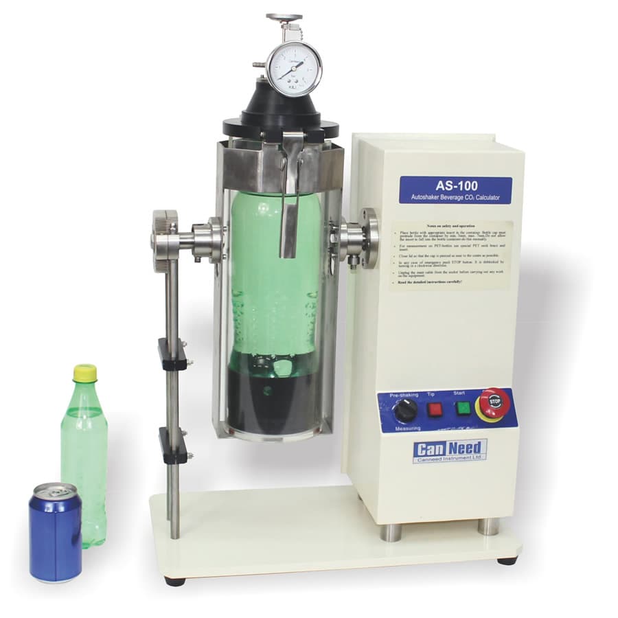 AutoShaker CO2 calculator CanNeed-AS-100 for glass, PET bottles and cans
