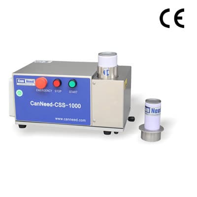 CanNeed-CSS-1000 anti-noise seam saw used for cutting 65 mm cans in laboratory testing