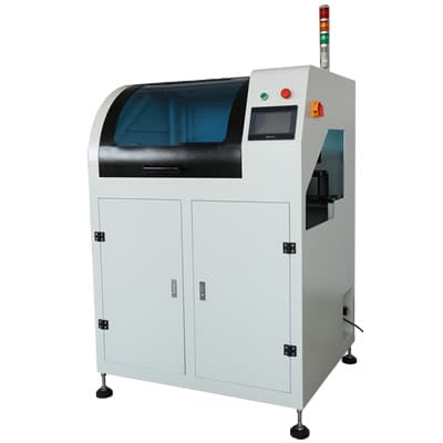 SMT loading machine paired with X‑ray component counting system, showing dual‑station buffer