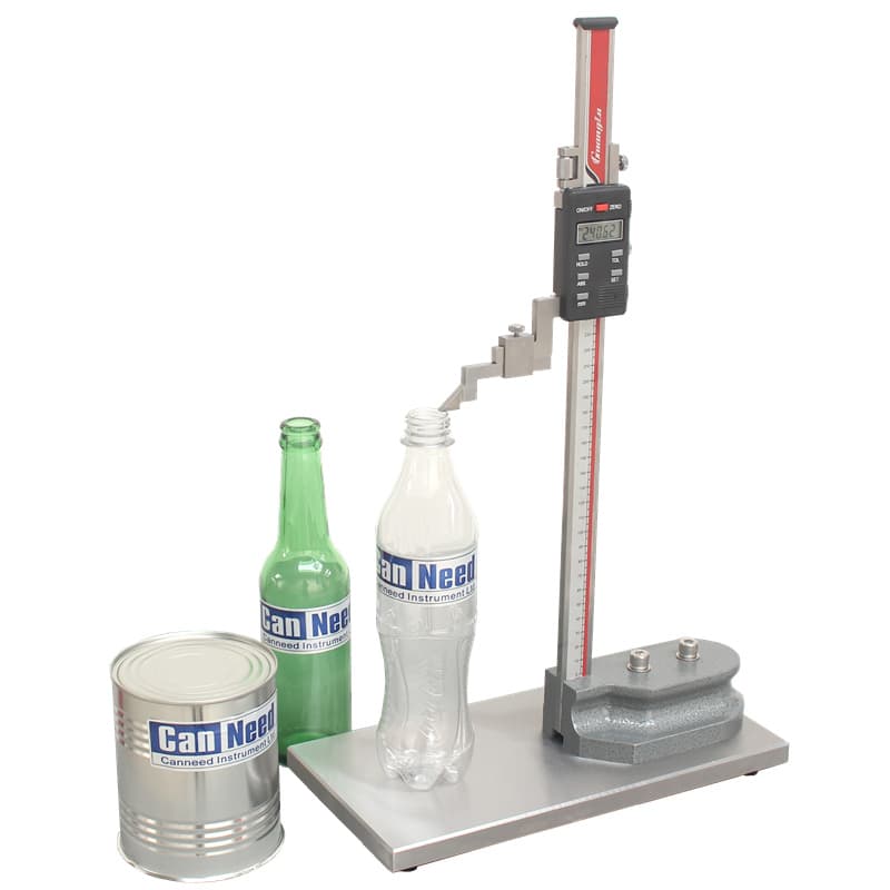 Digital Can Height Gauge CanNeed-DHG-300 used in laboratory and production lines