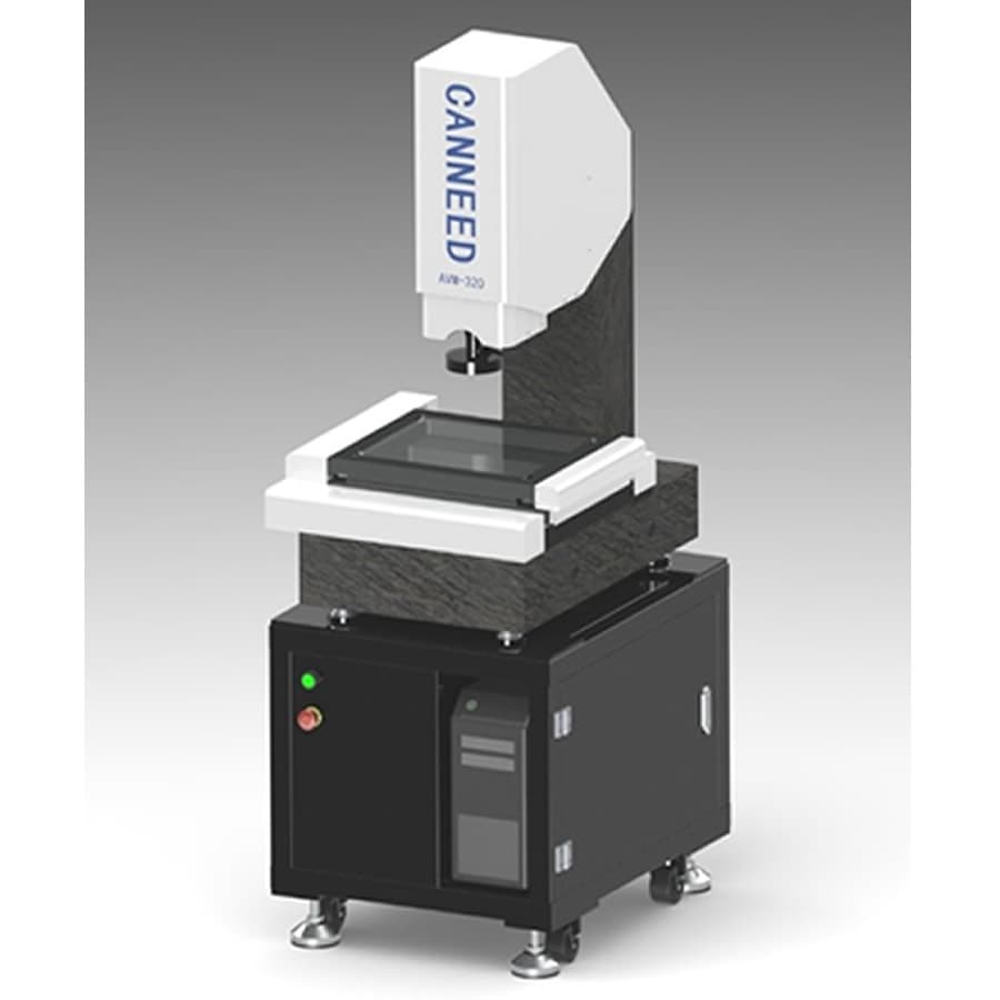 Fully automatic vision measuring machine with AI edge detection interface