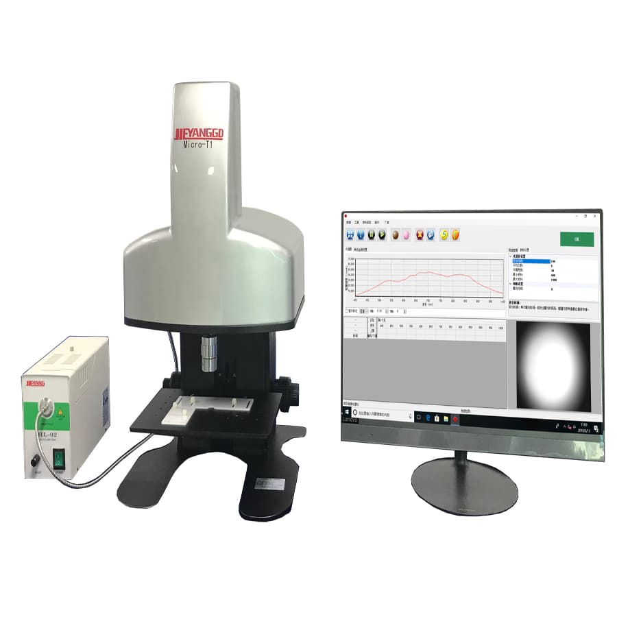MICRO-T1 micro-transmittance tester for 400-1000 nm spectral analysis