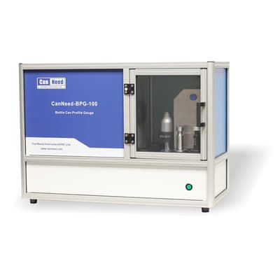 CanNeed-BPG-100 optical bottle profile gauge, measuring neck and closure parameters in 1 second