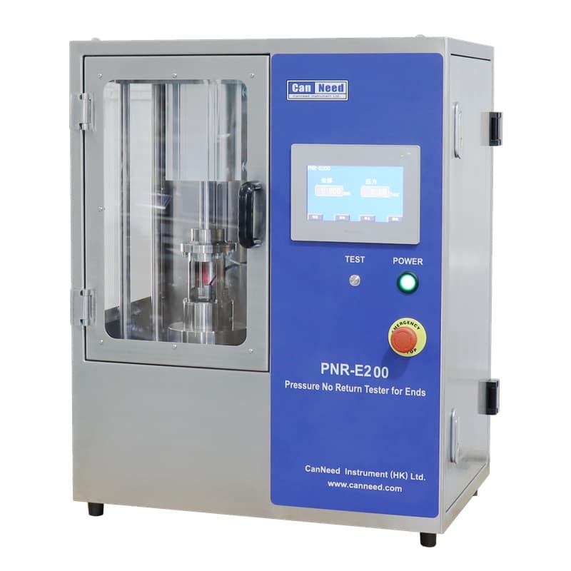 CanNeed PNR-E200 Pressure No Return Tester for testing can ends
