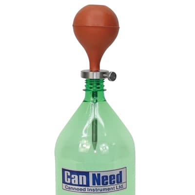 Fill height syringe for precise bottle water level adjustment