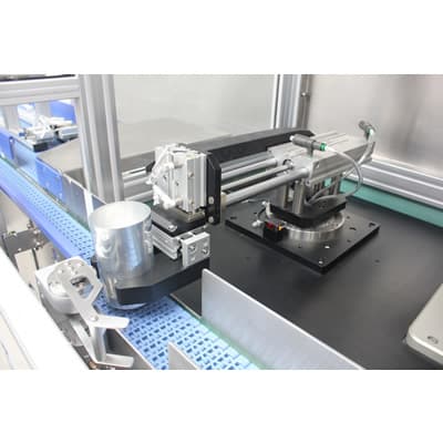 Close‑up of AFMS-2000 sensor head measuring can wall thickness