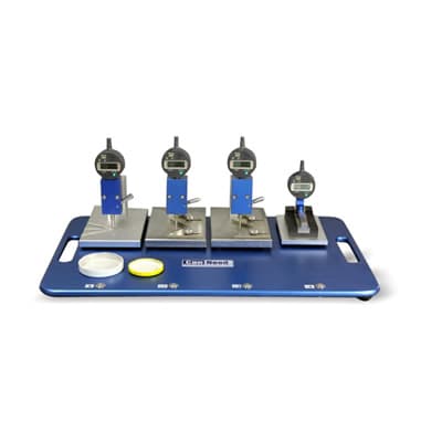 Front view of CanNeed-HDM-100 height dimension gauge for claw twist caps