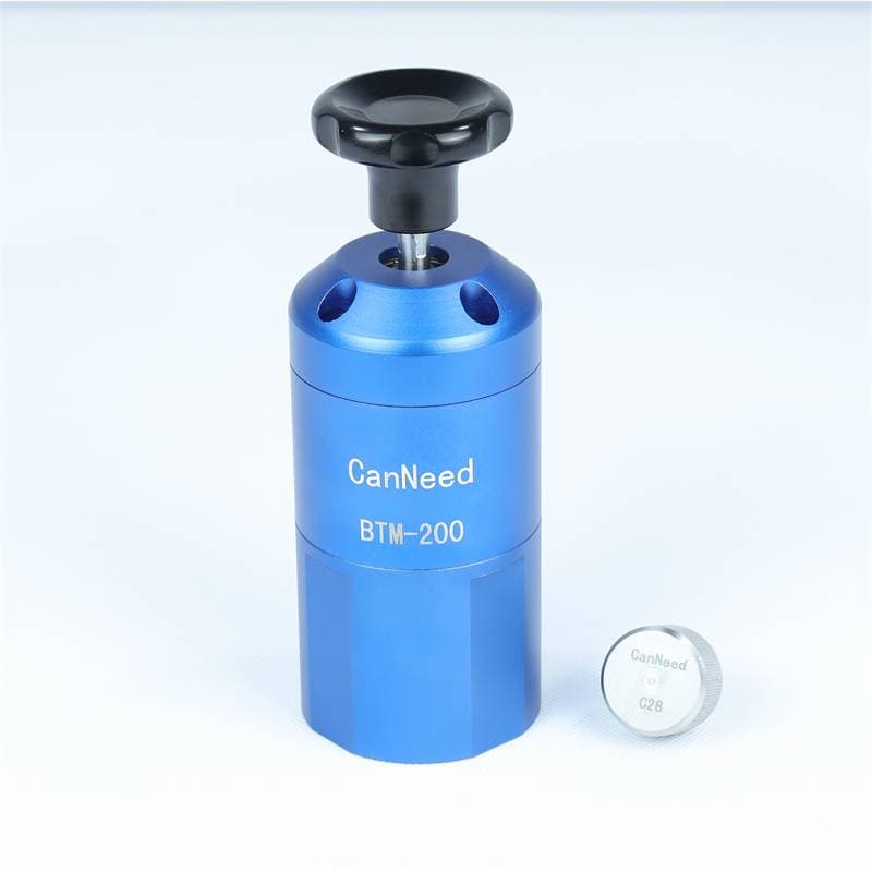 BTM-200 torque verification system for PET bottle caps on laboratory bench