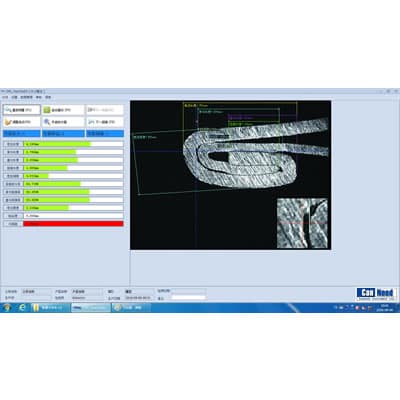 SeamSight-VSM-6C software interface showing seam measurement data