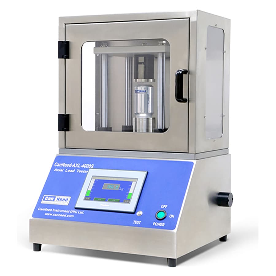 AXL-4000S Axial Load Tester for beverage cans measuring crush resistance
