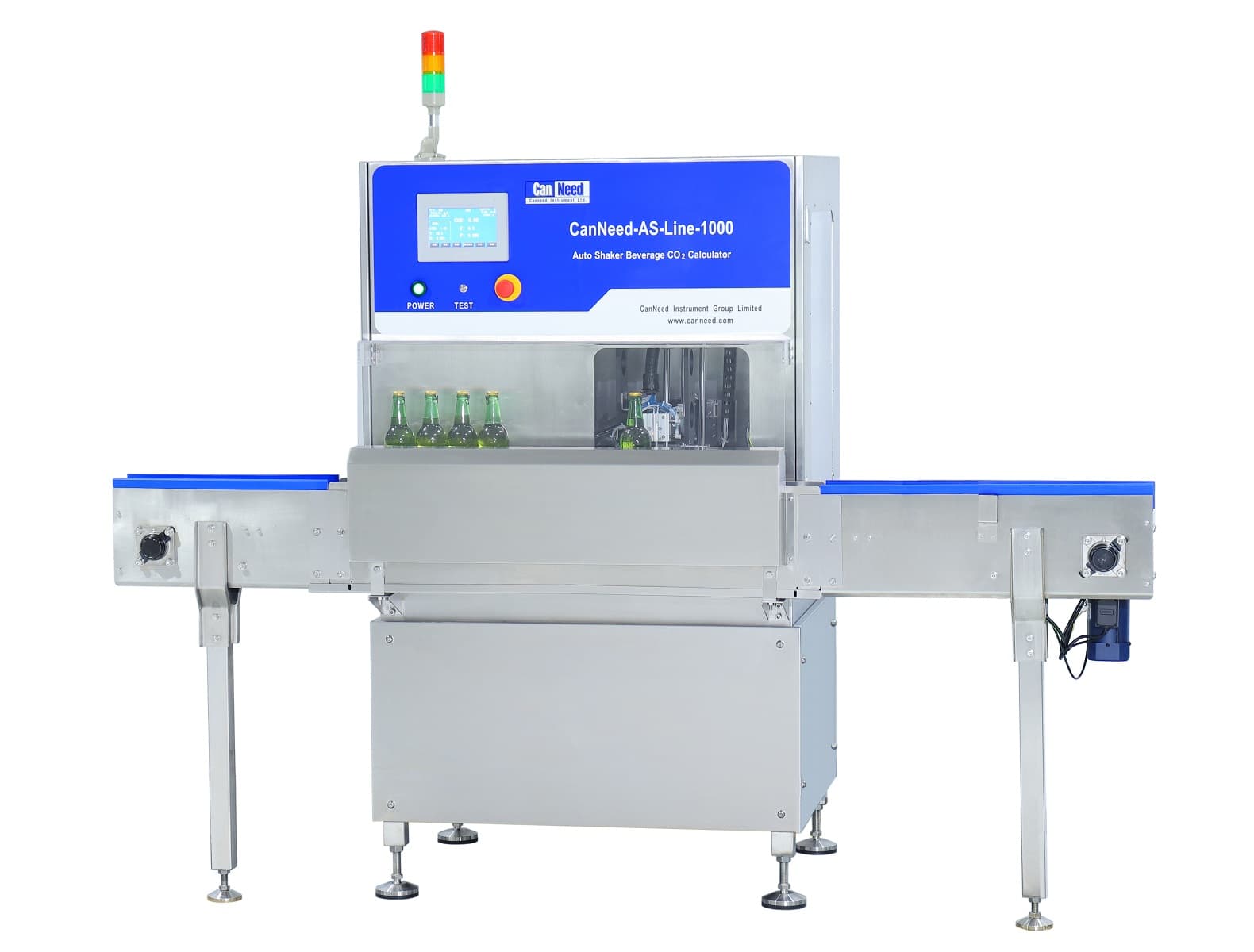 CanNeed-AS-Line-1000 online CO₂ analyzer for finished beverages, beer, and carbonated drinks