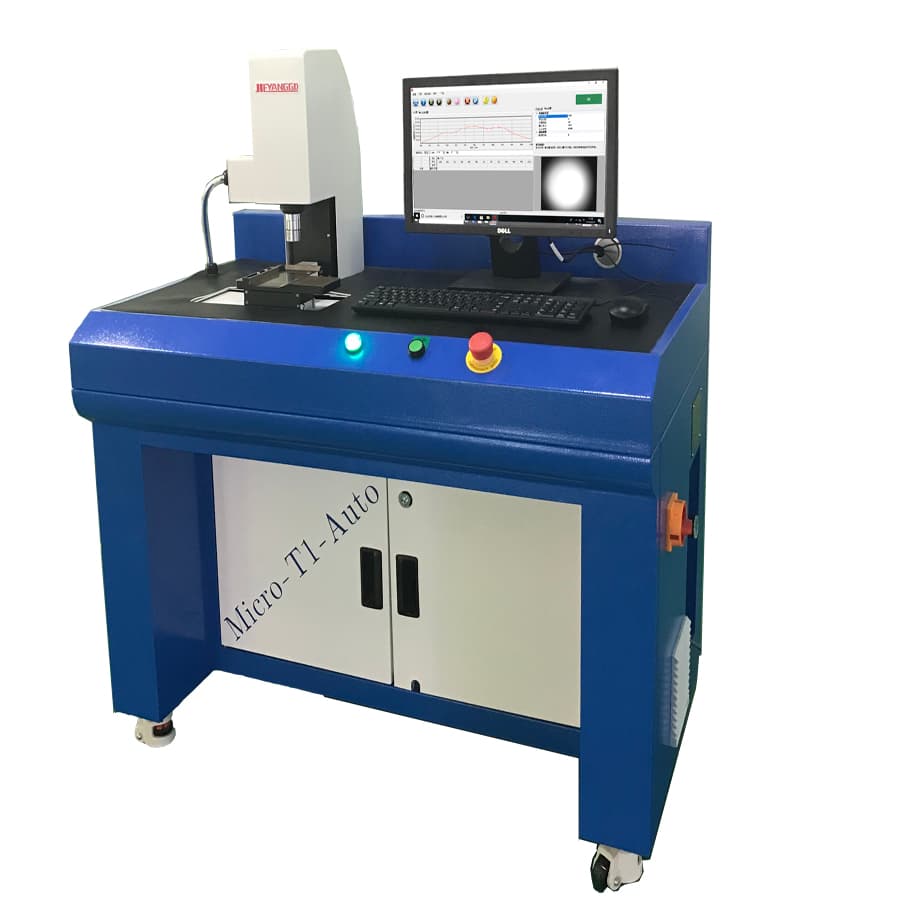 Micro-T1-Auto automated transmittance tester measuring IR aperture on device cover