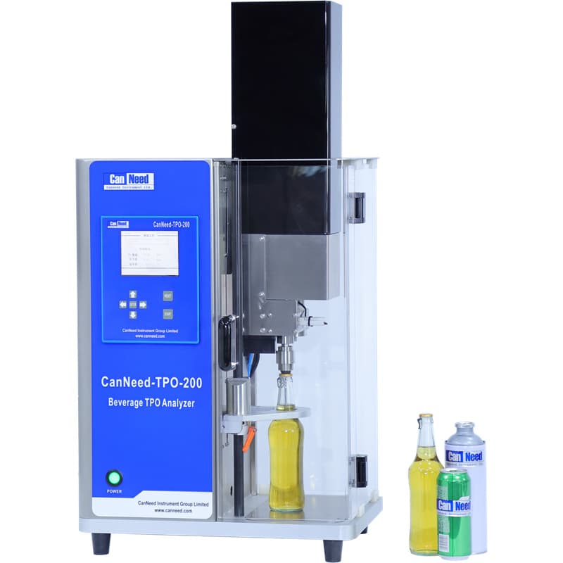 CanNeed beverage total package oxygen analyzer with optical fluorescence sensor